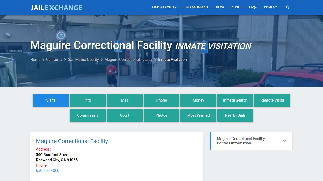Inmate Visitation - Maguire Correctional Facility, CA - Jail Exchange